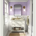 thumbnail image 2 of S4Sassy Peel & Stick Vinyl Wallpaper, Petite Leaf Cluster Print Contact Paper Waterproof - Purple, 25"x60", Removable Modern Wall Covering for Home Decor in Bedrooms & Living Areas, Renter Spaces, 2 of 9