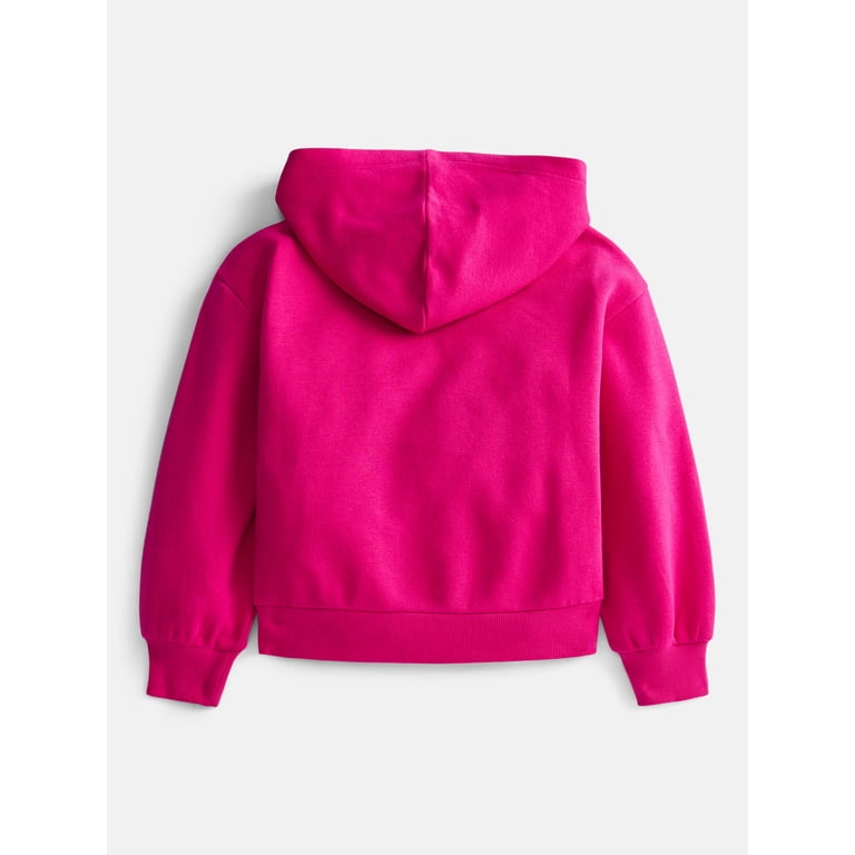 Wonder Nation Girls Fleece Pullover Hoodie photo 2