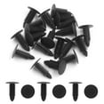 thumbnail image 3 of Unique Bargains 20pcs Plastic Rivets Fastener Bumper Push Screw Pin Clips 8 x 8mm Hole Black, 3 of 4