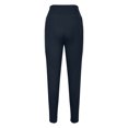 thumbnail image 6 of Hueook Stretchy High Waisted Women Yoga Pants Women's Solid Color Plus Size High Waist High Stretch Casual with Pocket Jogging Sports Pants Yoga Pants Navy 4X, 6 of 6
