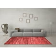 thumbnail image 3 of Ahgly Company Indoor Square Oriental Red Industrial Area Rugs, 5' Square, 3 of 4