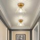 thumbnail image 2 of Nordic simple crystal ceiling lamp foyer bedroom living room dining room ceiling lamp, 2 of 4