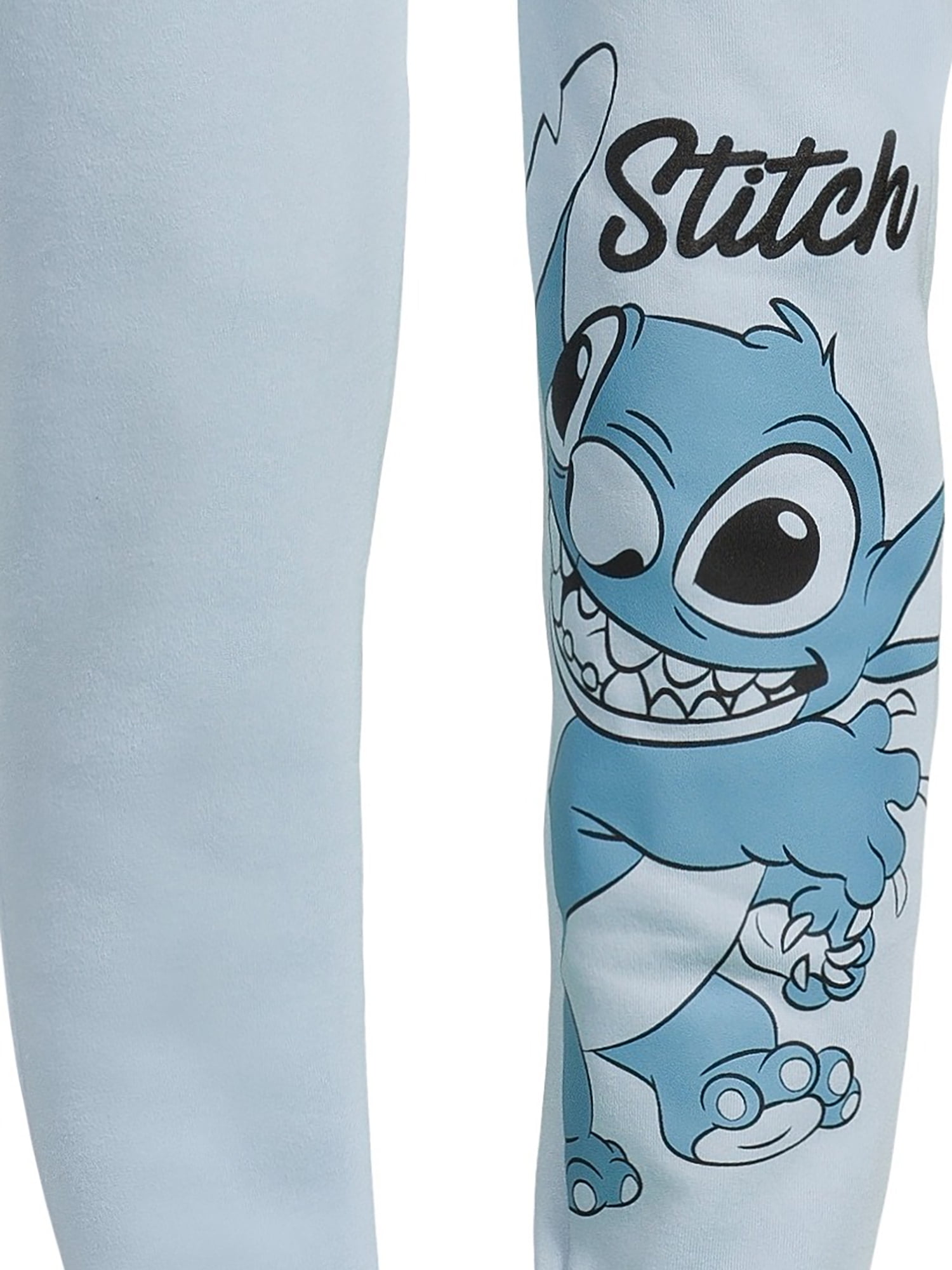 Licensed Graphics by Disney Stitch Graphic Mid-Rise Relaxed Fit Jogger Pants (Women's)