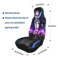 thumbnail image 6 of Film Joker Harley Quinn Car Seat Covers Accessories Vehicle Front Seat Protective Mat Cover 2pcs Universal Fit For SUV Sedan Van Trucks, 6 of 8