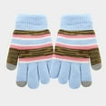 thumbnail image 6 of UJNDER Childrens Winter Scarf Set Outdoor Warm Hat Neck and Gloves Blue One Size, 6 of 6