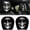 2pcs#D, variant on Ghost Face Headrest Covers, Scary Covers for Cars, Stretchy Seat Headrest Protector, Funny Cover for Auto, Vehicle, Truck, SUV, Washable Elastic Fabric, Interior Accessories(2pcs#A)