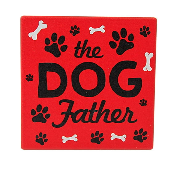 Tabletop The Dog Father Coaster Stoneware Our Name Is Mud 6013764