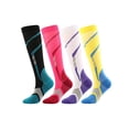 thumbnail image 4 of One opening Unisex Stockings for Sports Breathable Variegated Color Socks, 4 of 7