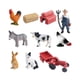 thumbnail image 2 of Juego de juguetes de granja en miniatura Perfecl con figuras de animales de granja 10 piezas estilo B, 2 of 8