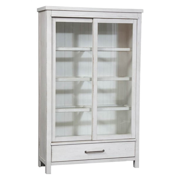 Display Cabinet In Flea Market White Finish Com Display Cabinet In Flea Market White, Glass Front China Cabinet White
