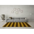 thumbnail image 3 of Ahgly Company Indoor Rectangle Oriental Yellow Modern Area Rugs, 7' x 10', 3 of 4
