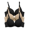 thumbnail image 2 of Paquete con 3 Brasier Doble Push Up, Aumenta Hasta 2 Tallas, 2 of 3