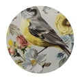 thumbnail image 4 of Orinice Bird Flowers Digital Art Round Table Cover Stain Resistant Washable Indoor Outdoor Tablecloth Kitchen Dining Wedding Parties 100% Polyester Fiber 31-35, 4 of 8