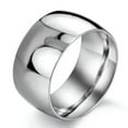 thumbnail image 6 of 12mm Titanium Steel Wedding Band Gift Promise Finger Ring Male Jewelry Size 7-13, 6 of 9