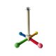 thumbnail image 1 of Juguetes de parada para pájaros | Rueda de ejercicio giratoria de madera para periquitos y tortolitos | Madera natural con envoltura de cuerda | Accesorio de jaula interactiva | Tamaño de 10 cm |, 1 of 5