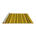 thumbnail image 2 of Ahgly Company Machine Washable Indoor Rectangle Abstract Yellow Modern Area Rugs, 3' x 5', 2 of 4