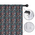 thumbnail image 4 of Blackout Kids Curtains,Dark Blue Bigfoot and Tree Pattern Childrens Insulated Curtains Set Of 2,Bedroom Essentials,Toddler Room Decor 42x54in(106x137cm), 4 of 5