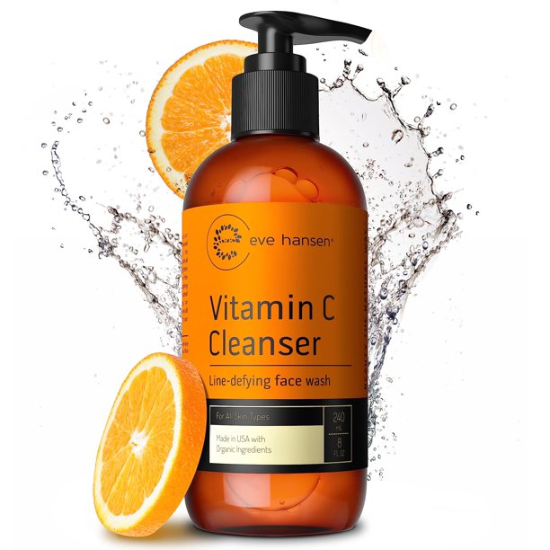 Limpiador Eve Hansen con vitamina C con aloe vera, 240 ml, libre de crueldad animal