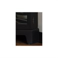 thumbnail image 3 of Hardwood 4 Shelf Corner Curio Cabinet in Oxford Black by Pulaski Furniture, 3 of 5