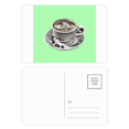 thumbnail image 1 of Watercolor Manner Painting Caf Coffee Postcard Set Birthday Mailing Thanks Greeting Card, 1 of 3