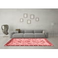 thumbnail image 3 of Ahgly Company Indoor Rectangle Abstract Red Modern Area Rugs, 7' x 10', 3 of 4