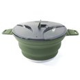 thumbnail image 2 of Hard Anodized Aluminum Camping Pot with Folding Handle for Backpacking Picnic with Heat Exchanger Cookware Camping Pans, 2 of 2