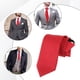 thumbnail image 3 of Minnieouse Textura suave negra y corbatas ricas en color con cremallera para hombres Corbata con cremallera Hombres Lazy Easy Pull Business Accesorios de disfraces número 65, 3 of 6