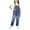 Blue, variant on YunPes Denim Overalls for Girls Adjustable Strap Stretchy Bib Overall Jean Jumpsuits Pants Kids Cute Sleeveless Jeans Romper