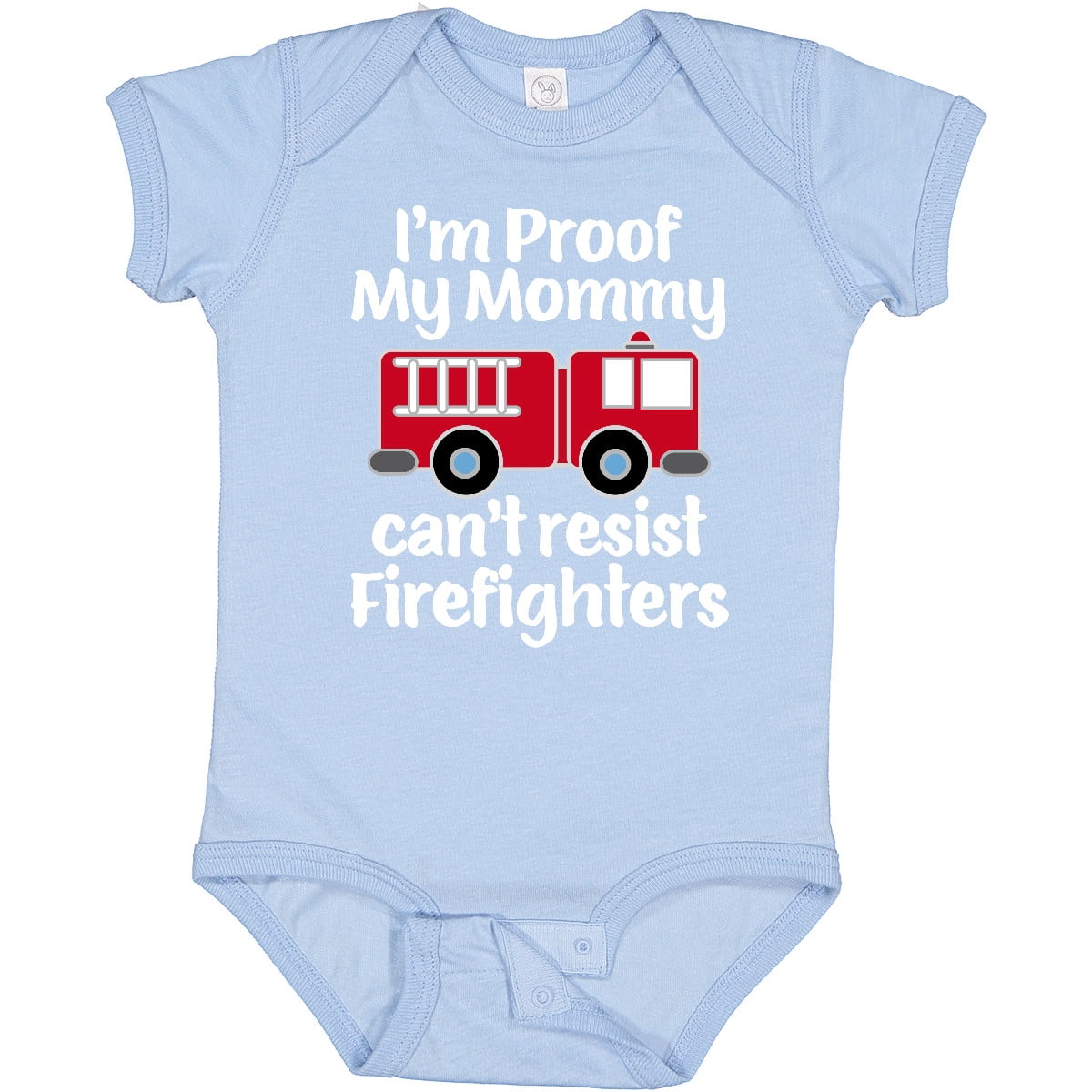 Inktastic Firefighter Daddy Baby Fireman Boys or Girls Baby Bodysuit