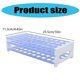 thumbnail image 3 of Blue Plastic Test Tube Stand Rack Convenient Blue Test Tube Stand 3 Layer Tube Holder Shelves for Lab Professionals, 3 of 4