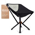 thumbnail image 1 of Silla de camping CLIQ portátil plegable ligera negra, 1 of 8