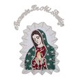 thumbnail image 1 of patch Brodé à Repasser pour Baptême Vierge Marie Notre Dame de Guadalupe (Vergeture Espagnole 3.5"x2.75 Pouces), 1 of 1
