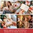 thumbnail image 4 of C2U Christmas Cards with Envelopes & Stickers – 24 pack 4"x6" Rustic Holiday Greeting Card Set with 8 Festive Designs for Family, Friends, and Teachers, 4 of 6