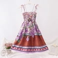 thumbnail image 1 of LOVZFMLL Female Kid Summer Short Sleeve Ruffled Lace Round-Neck Embroidery Mesh Princess Bow Skirt, 1 of 3