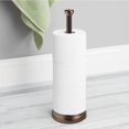 thumbnail image 2 of mDesign Metal Free-Standing Toilet Paper Holder - Bronze, 2 of 6