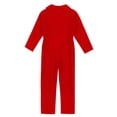 thumbnail image 5 of iixpin Kid Boys Coverall Jumpsuit Mechanic Boiler Suit Flightsuit Uniform Outfits Carnival Party Halloween Costume Red 12, 5 of 6