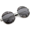 thumbnail image 4 of sunglassLA - Women's High Fashion Eyelid Metal Frame Oversize Round Sunglasses - 58mm, 4 of 4