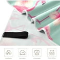 thumbnail image 3 of Dreamtimes Beautiful Pink Flamingo Beach Towel Quick Dry Absorbent Bath Towels Sandproof Lightweight Towel for Gym Yoga Sports Swimming- 30x60in, 3 of 7