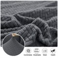 thumbnail image 4 of Jacquard Sofa Bed Cover Armless Sofa Cover For Living Room Plaid Straight Sofa Cover Slipcover Futon Cover For Home, 4 of 7