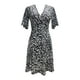 thumbnail image 4 of WILLBEST Vestidos para Mujer Verano Vestido Casual Floral para Mujer Cuello En V Cómodo Uso Diario Vacaciones En Casa Primavera Verano Otoño Atuendo con Zapatillas Extra Grande, 4 of 4