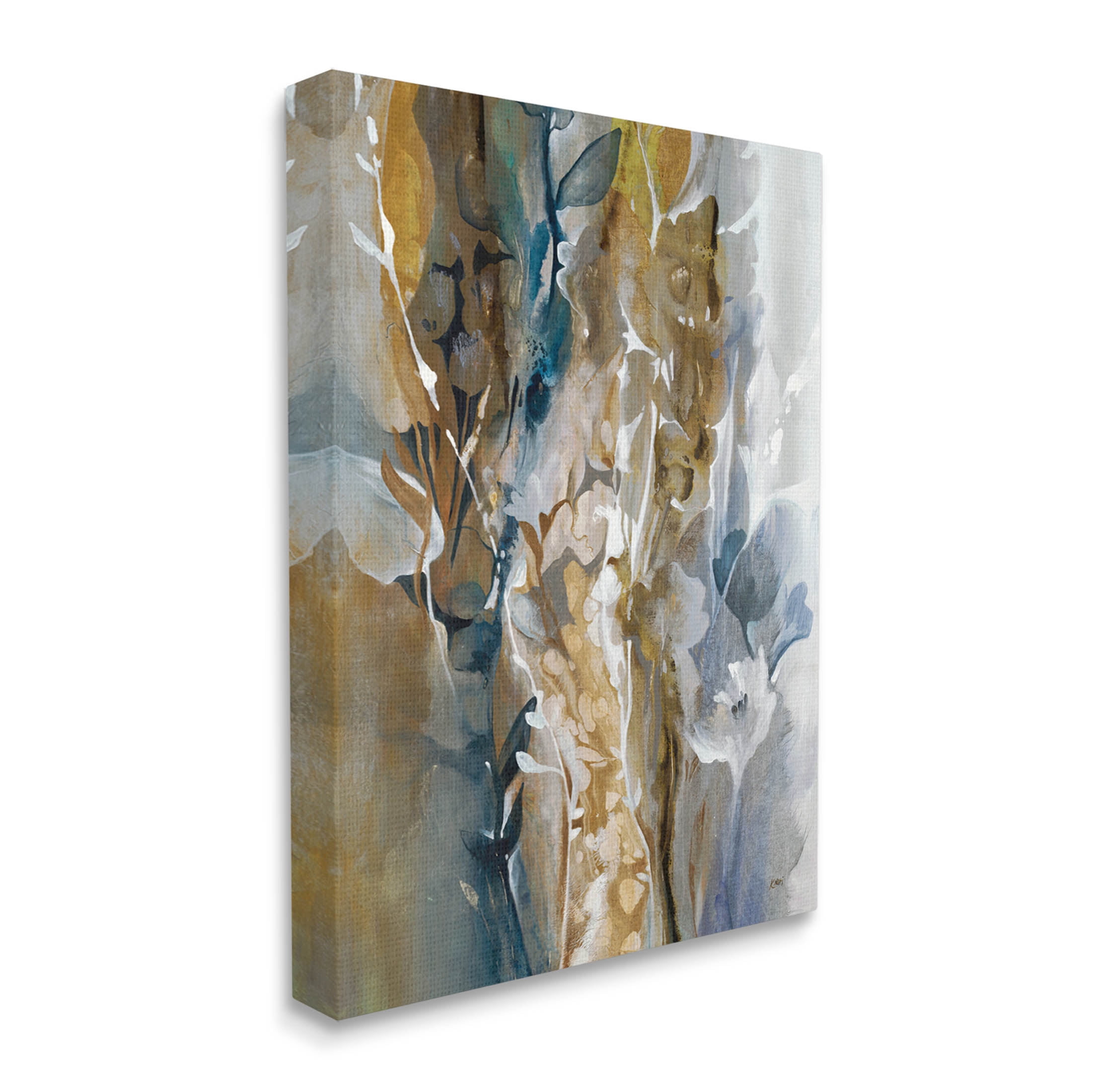 Stupell Industries Botanical Layered Sprigs Painting Gallery Wrapped Canvas Print Wall Art, Design by K. Nari