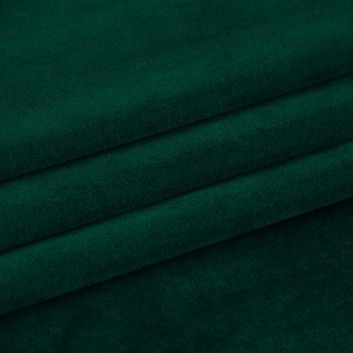 Velvet Curtains with Back Tab and Rod Pocket Soft Privacy Light Filtering Velvet Drapes for Bedroom and Living Room, Set of 2 Panels