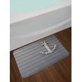 thumbnail image 2 of Anchor Bath Mat, Wooden Anchor with the Rope on the Wall Antique Navy Nature Adventure Themed Artwork, Non-Slip Plush Mat Bathroom Kitchen Laundry Room Decor, 29.5 X 17.5 Inches, Brown, Ambesonne, 2 of 2