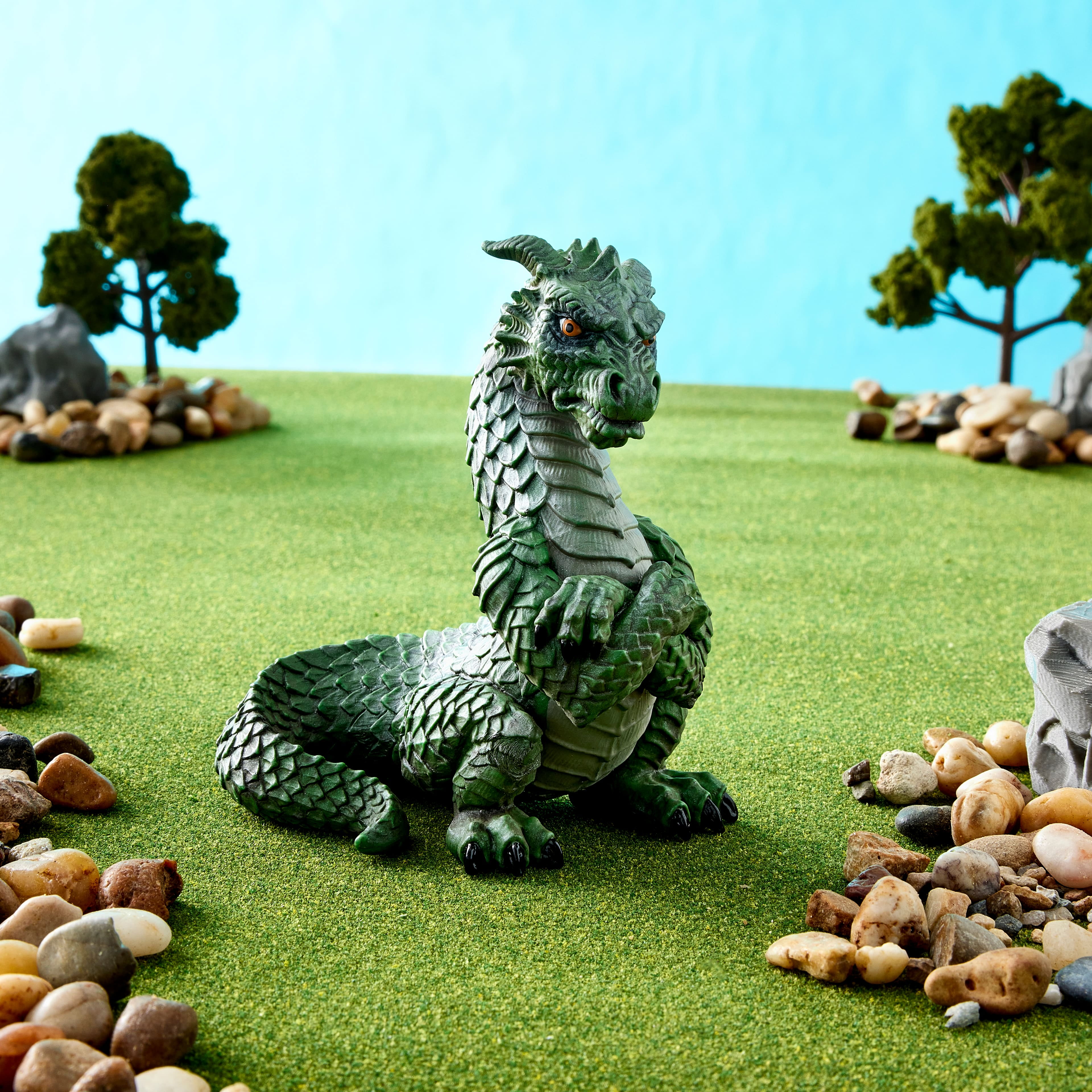 Safari 10137 Grumpy Dragon Figurine Multi Color - Walmart.com