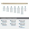 thumbnail image 4 of Amerock Balon 18 inch (457mm) Center-to-Center Golden Champagne Appliance Pull, 4 of 6