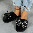 thumbnail image 2 of Vedolay House Slippers 2023 Anti-Slip Soft Plush House Slippers Cute Shoes Black,41, 2 of 5