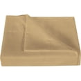 thumbnail image 1 of 500 Thread Count 3 Piece Flat Sheet ( 1 Flat Sheet + 2- Pillow cover ) 100% Egyptian Cotton Color Taupe Solid Size Full, 1 of 1