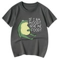 thumbnail image 1 of Chemise Mignonne pour Filles Drôle Si Je Me Donne de la Nourriture Animal Mignon TeePatterned Col Rond Manches Courtes Tops Manches Longues Filles Tunique 2t Arc-en-Ciel Haut Fille Tout-Petit, 1 of 4