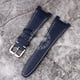 thumbnail image 5 of Correa de reloj con parte inferior de piel de nailon tejida para IWC Engineer IW322703 IW372504 IW500501 IW378507 Iw323601, correa de reloj con muescas de 28 x 16 mm, 5 of 5