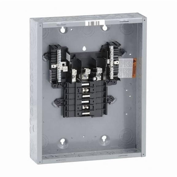 Square D Load Center, 12 Spaces, 125A Amps, 120/240V AC QO312L125G